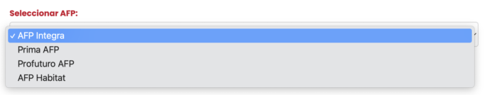 escoger afp