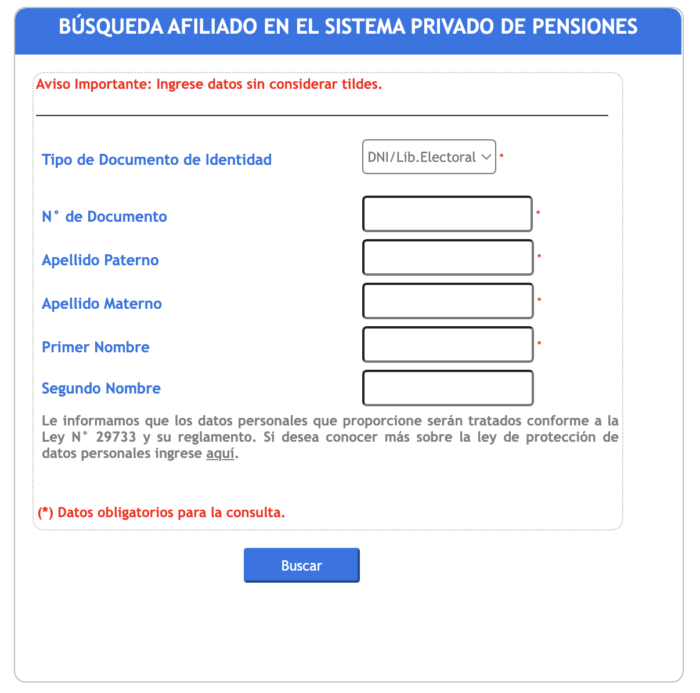 A que afp pertenezco con DNI